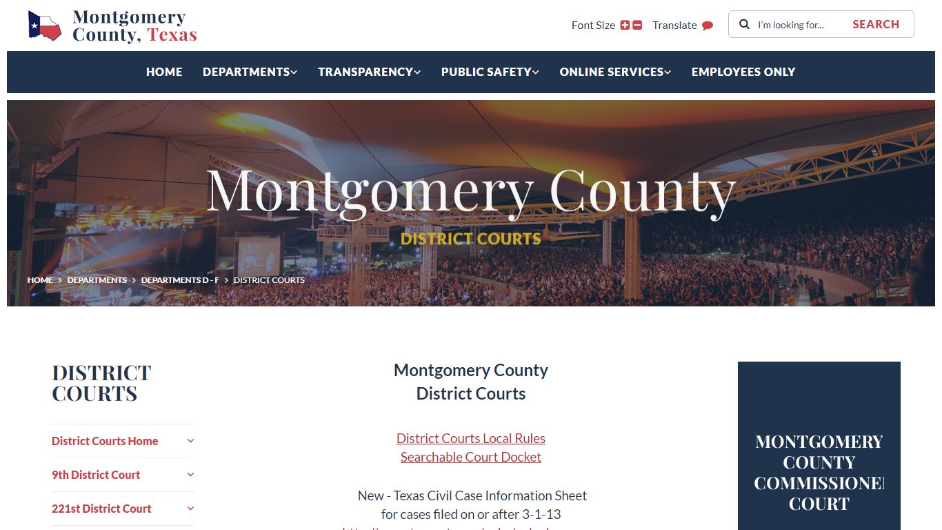 Welcome to Montgomery County, Texas